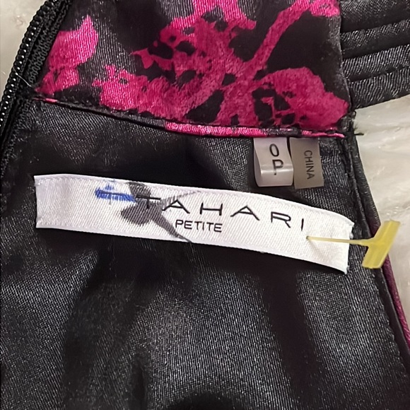 Tahari petite midi sleeveless dress - Picture 9 of 10